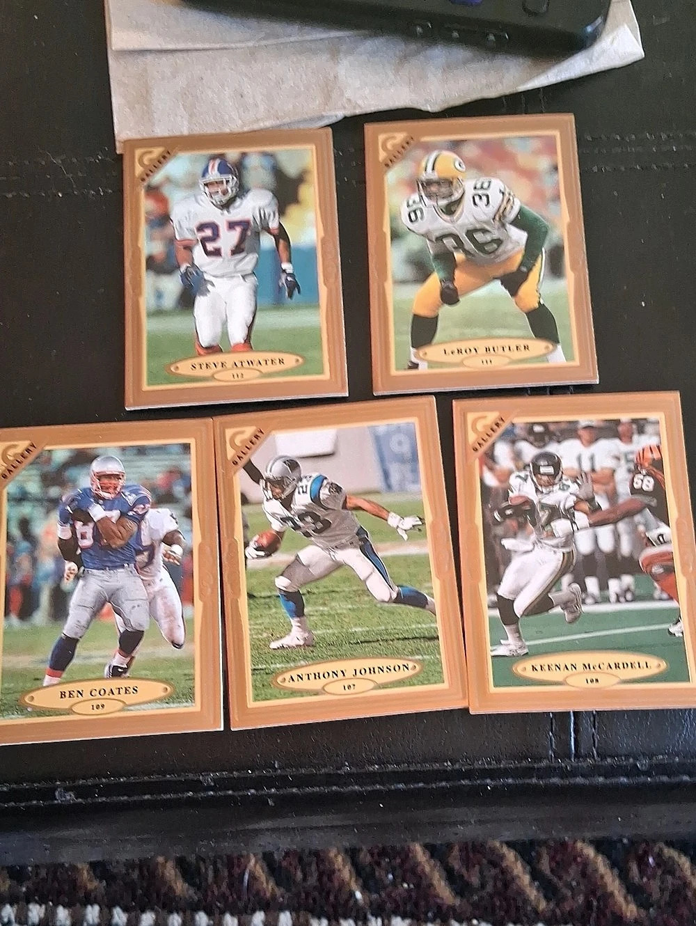 Topps 1992 Topps football cards Football Trading Cards 5-Card Lot
